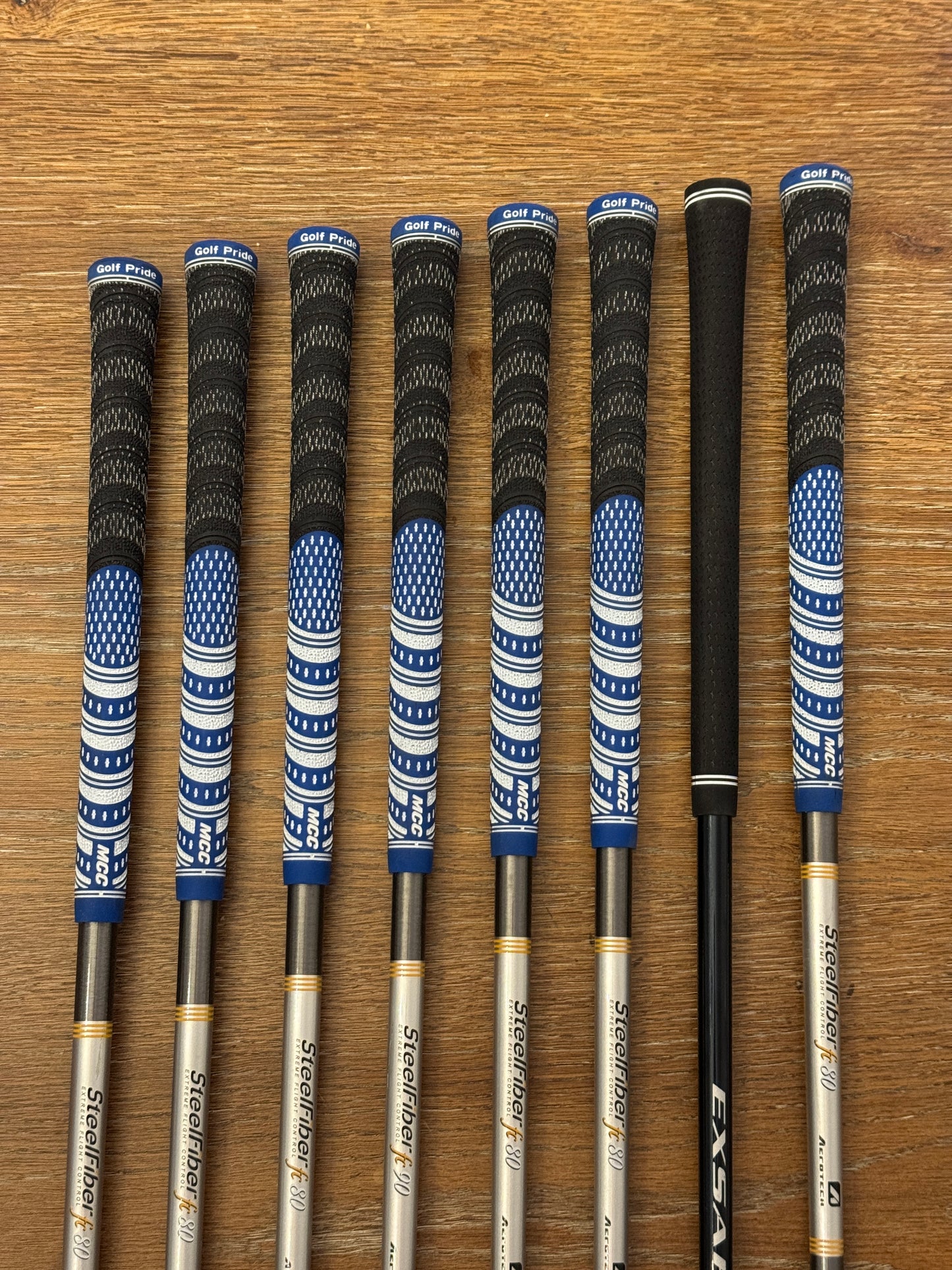 Mizuno MX-900 Iron Set (3-PW) / Steelfiber fc90 f3 shafts (regular)