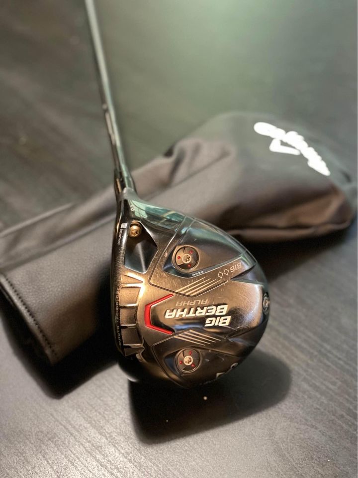 Callaway Big Bertha Alpha 816 9° Driver (Double Black Diamond) / Rogue ALDILA 110 MSI 60 8-S shaft Stiff