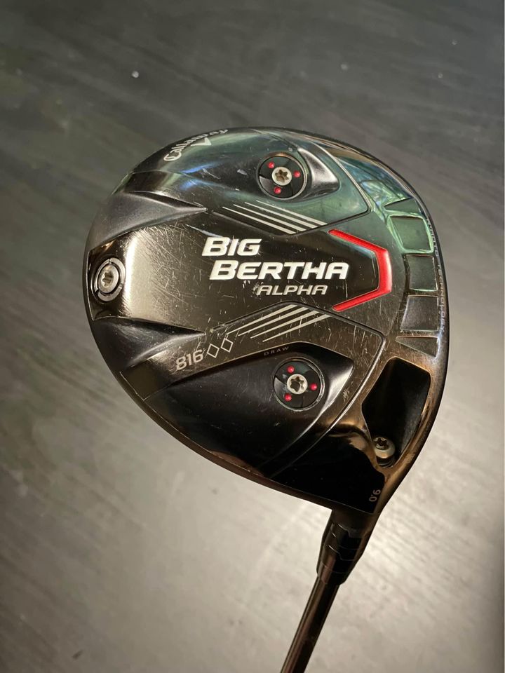 Callaway Big Bertha Alpha 816 9° Driver (Double Black Diamond) / Rogue  ALDILA 110 MSI 60 8-S shaft Stiff