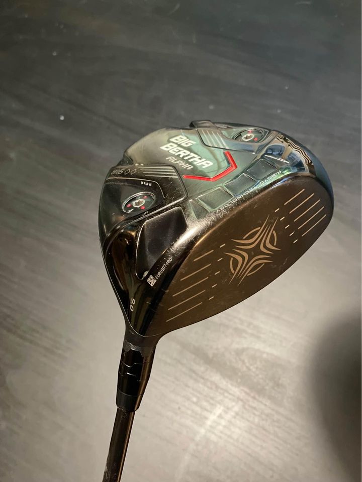 Callaway Big Bertha Alpha 816 9° Driver (Double Black Diamond) / Rogue ALDILA 110 MSI 60 8-S shaft Stiff