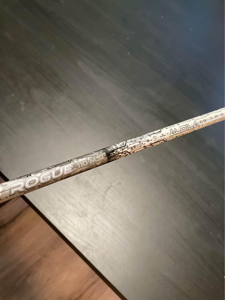 Callaway Big Bertha Alpha 816 9° Driver (Double Black Diamond) / Rogue ALDILA 110 MSI 60 8-S shaft Stiff