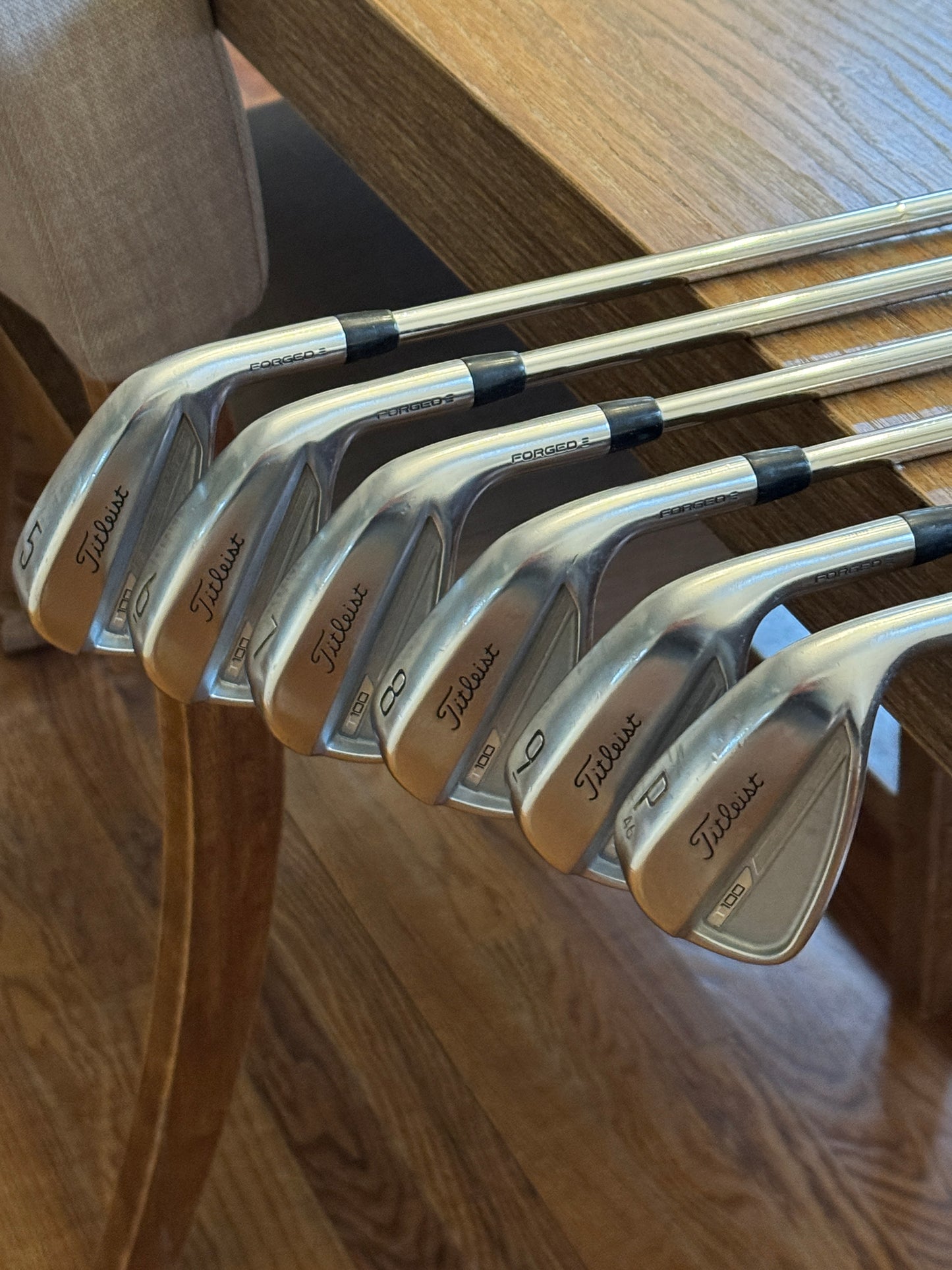 Titleist T100 ‘23 Iron Set (5-PW) / KBS Tour X shafts Xtra Stiff