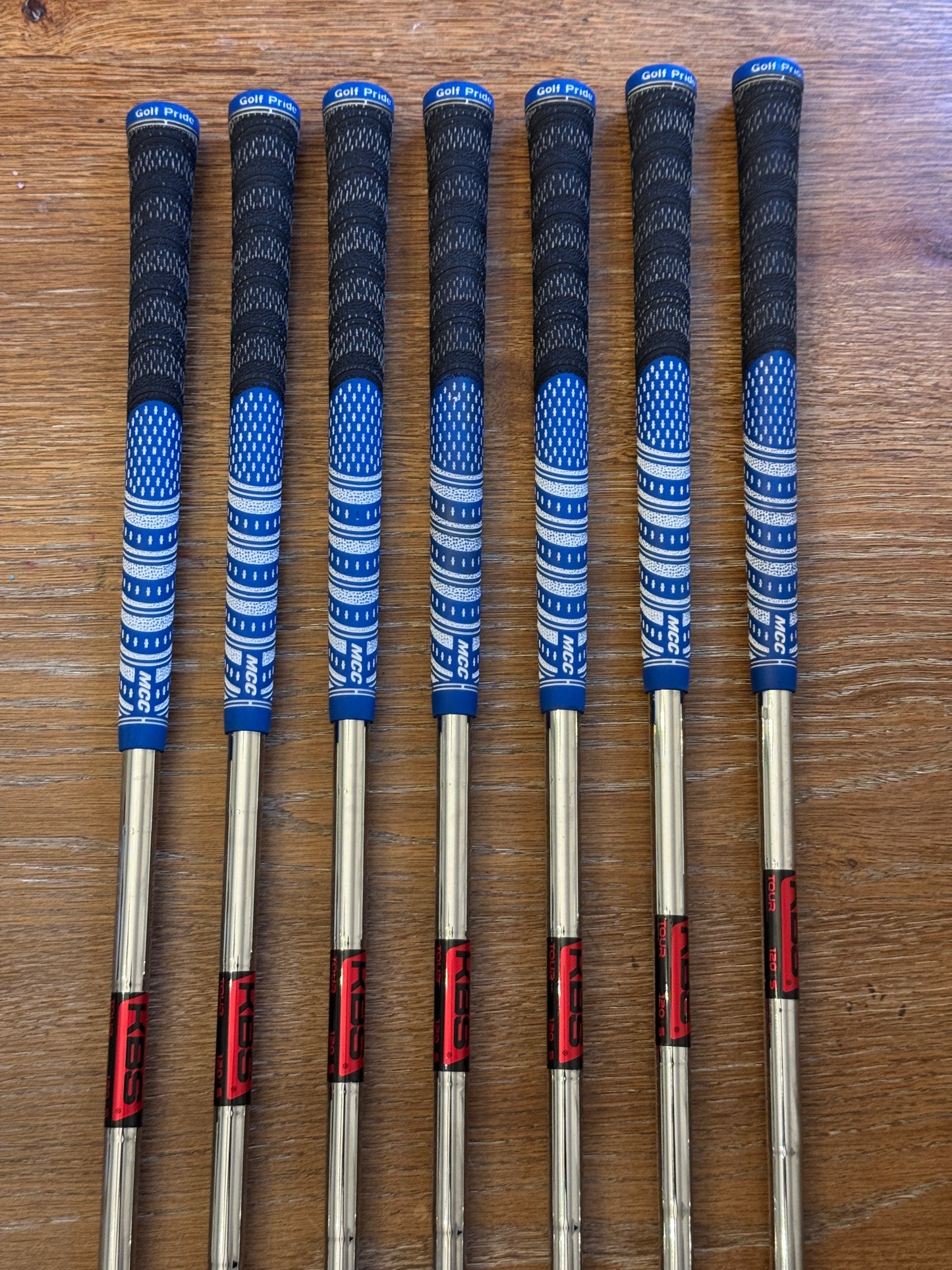 Mizuno JPX 925 Hot Metal Iron Set +1” (4-PW) / KBS Tour 120 S shafts (stiff)