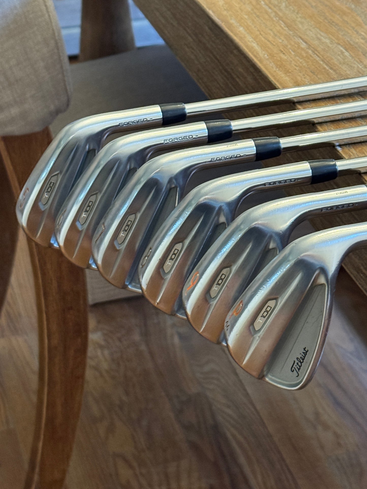 Titleist T100 Iron Set (4-PW) / Project X 6.0 shafts Stiff
