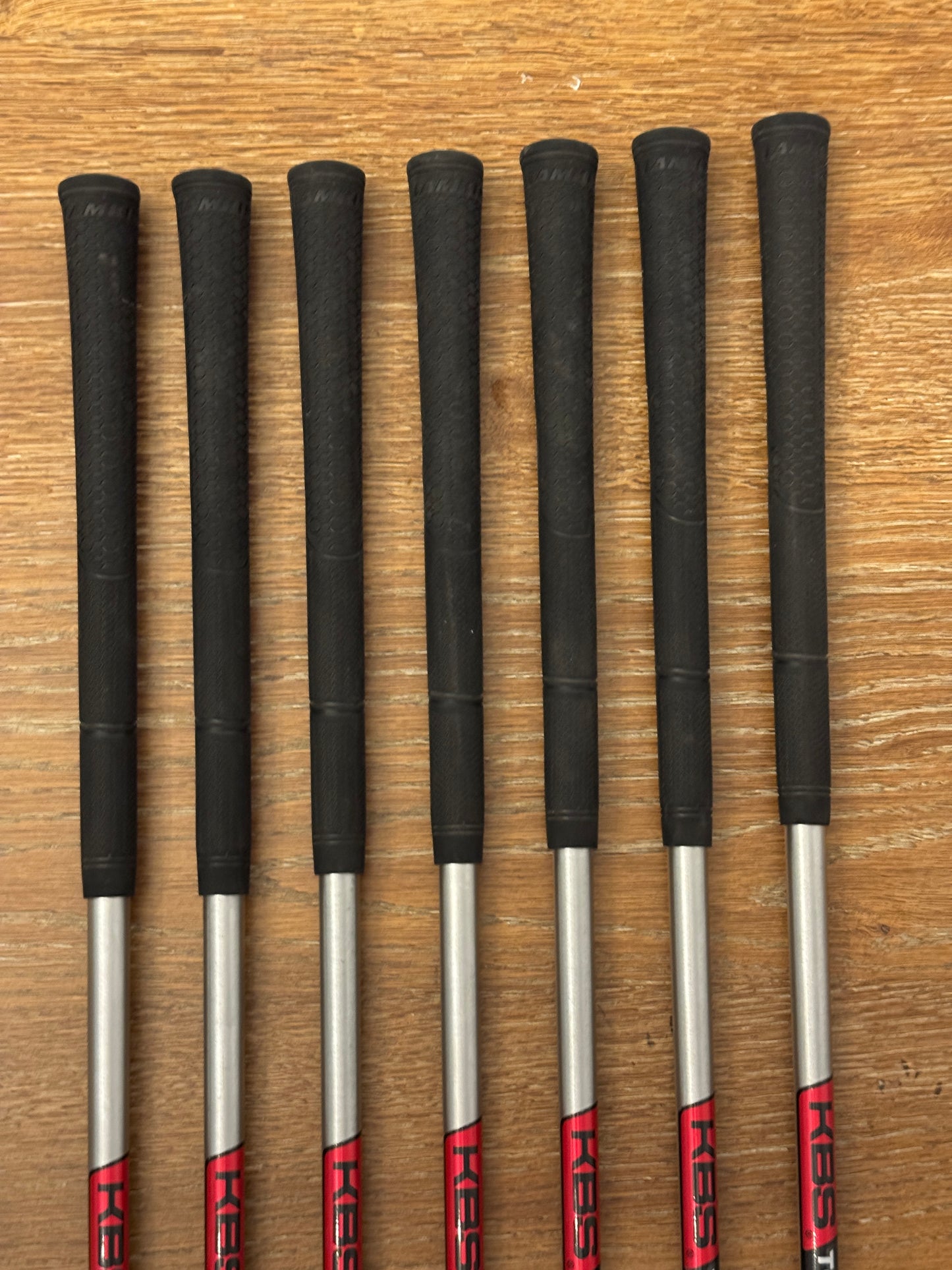 PXG 0211 XCor2 Black Iron Set (4-PW) / KBS Tour C-Taper 130X shafts Xtra Stiff