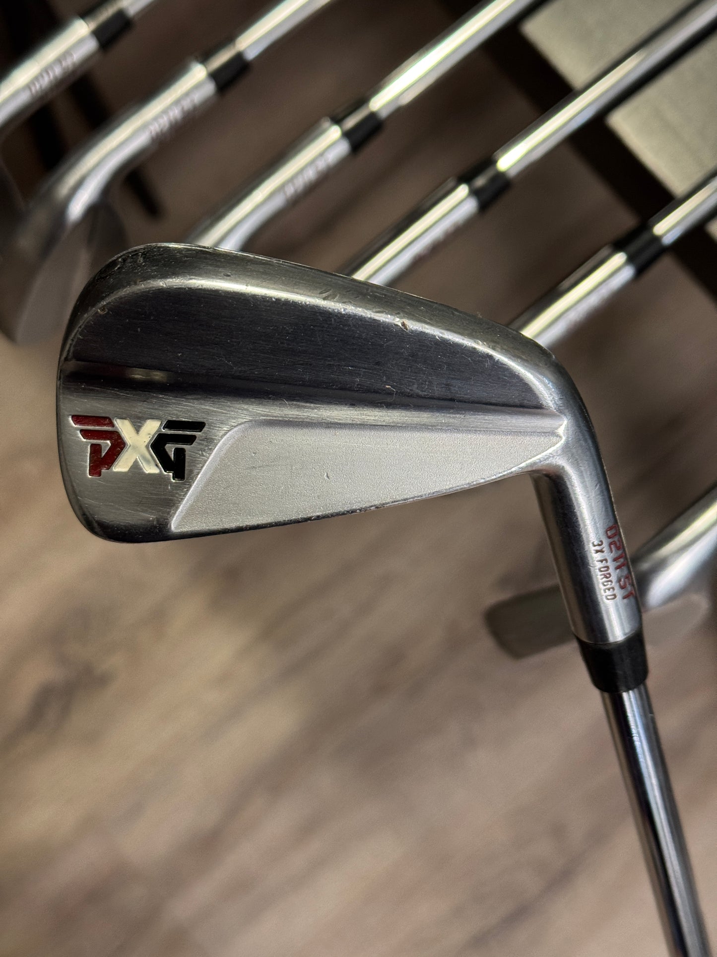 PXG 0211 ST Forged Iron Set (5-GW) / TT Elevate Tour shafts Stiff