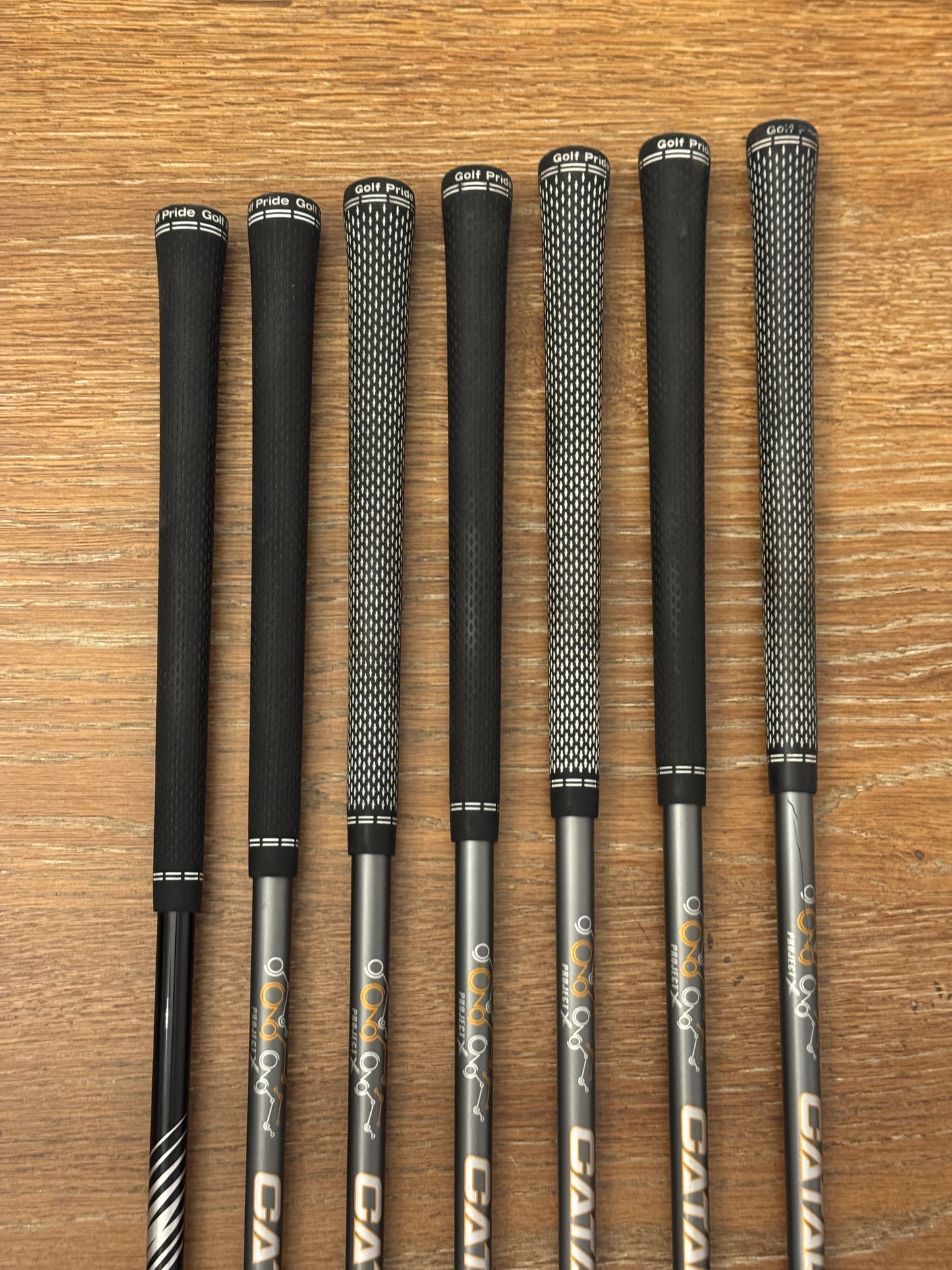 Callaway Mavrik Iron Set (5-AW) / Project X Catalyst 55 5.0 shafts (regular)