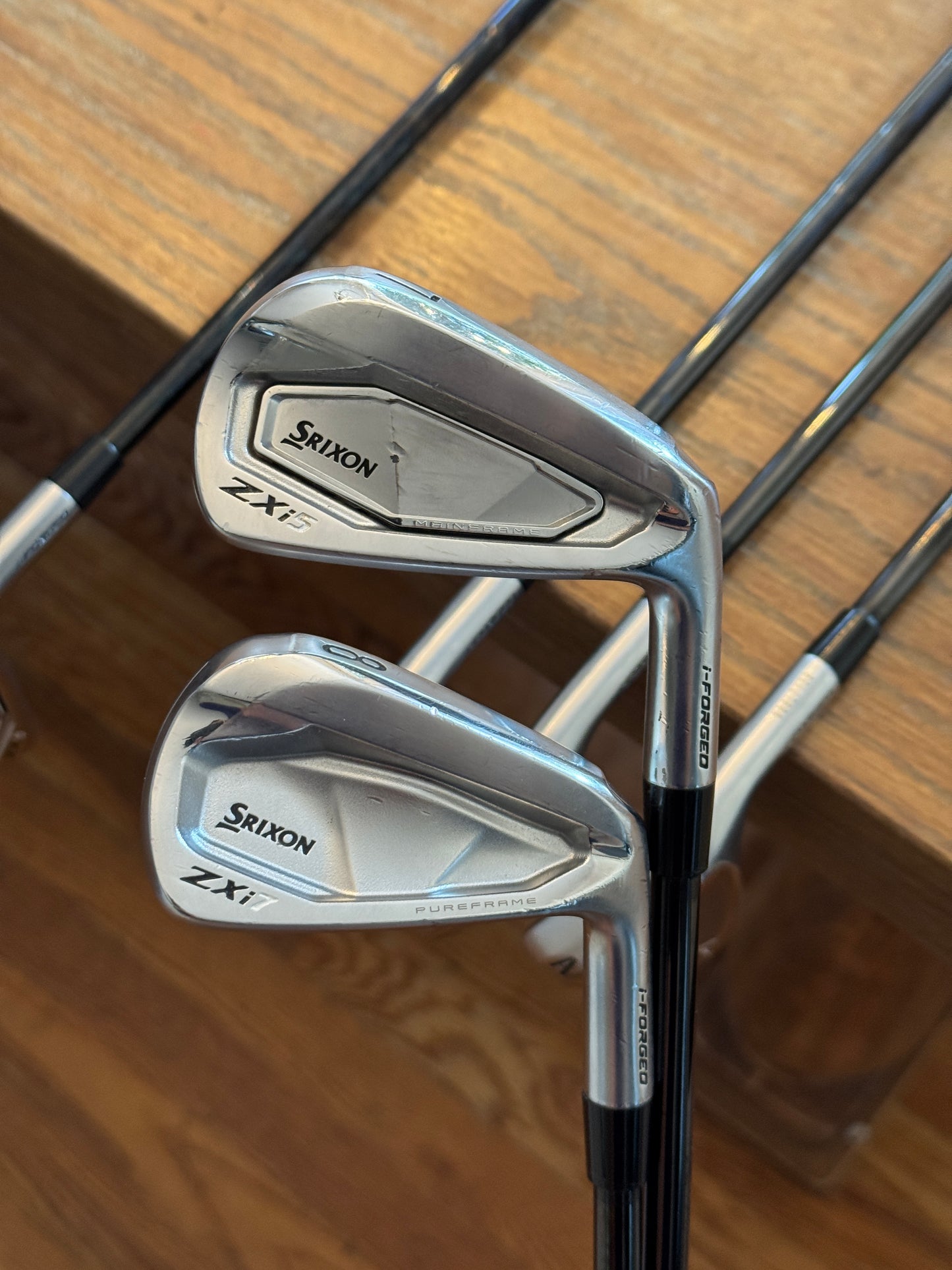 Srixon ZXi5 / ZXi7 Forged '25 Combo Iron Set (6-AW) / KBS Black Tour Lite R shafts (regular)