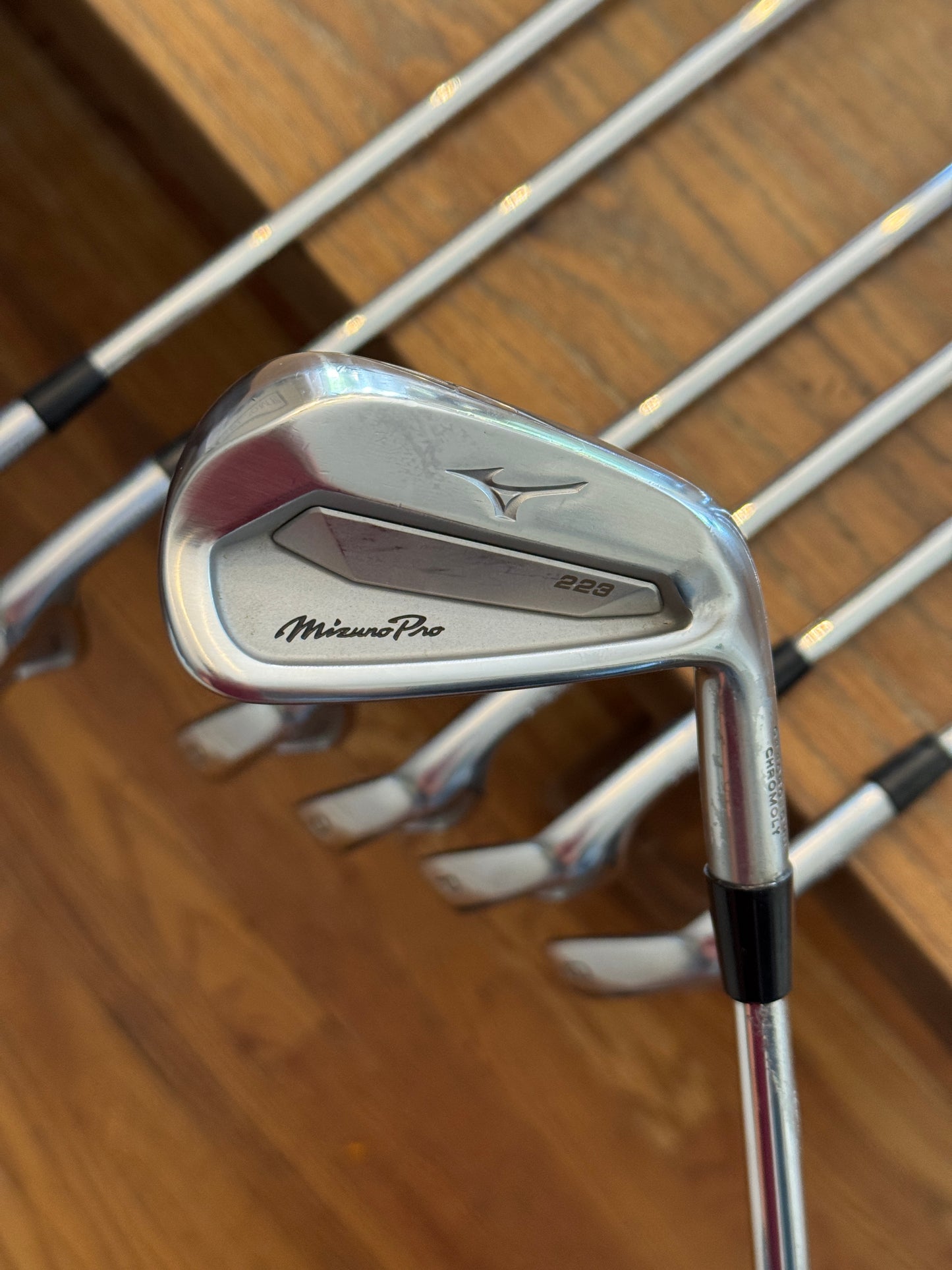 Mizuno Pro 223 Iron Set +1/2” (5-GW) / N.S. Pro Modus3 Tour115 S shafts (stiff)