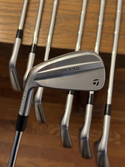 *MINT* Taylormade P770 ‘25 LH Iron Set (4-PW) / Dynamic Gold MID S300 shafts (stiff)