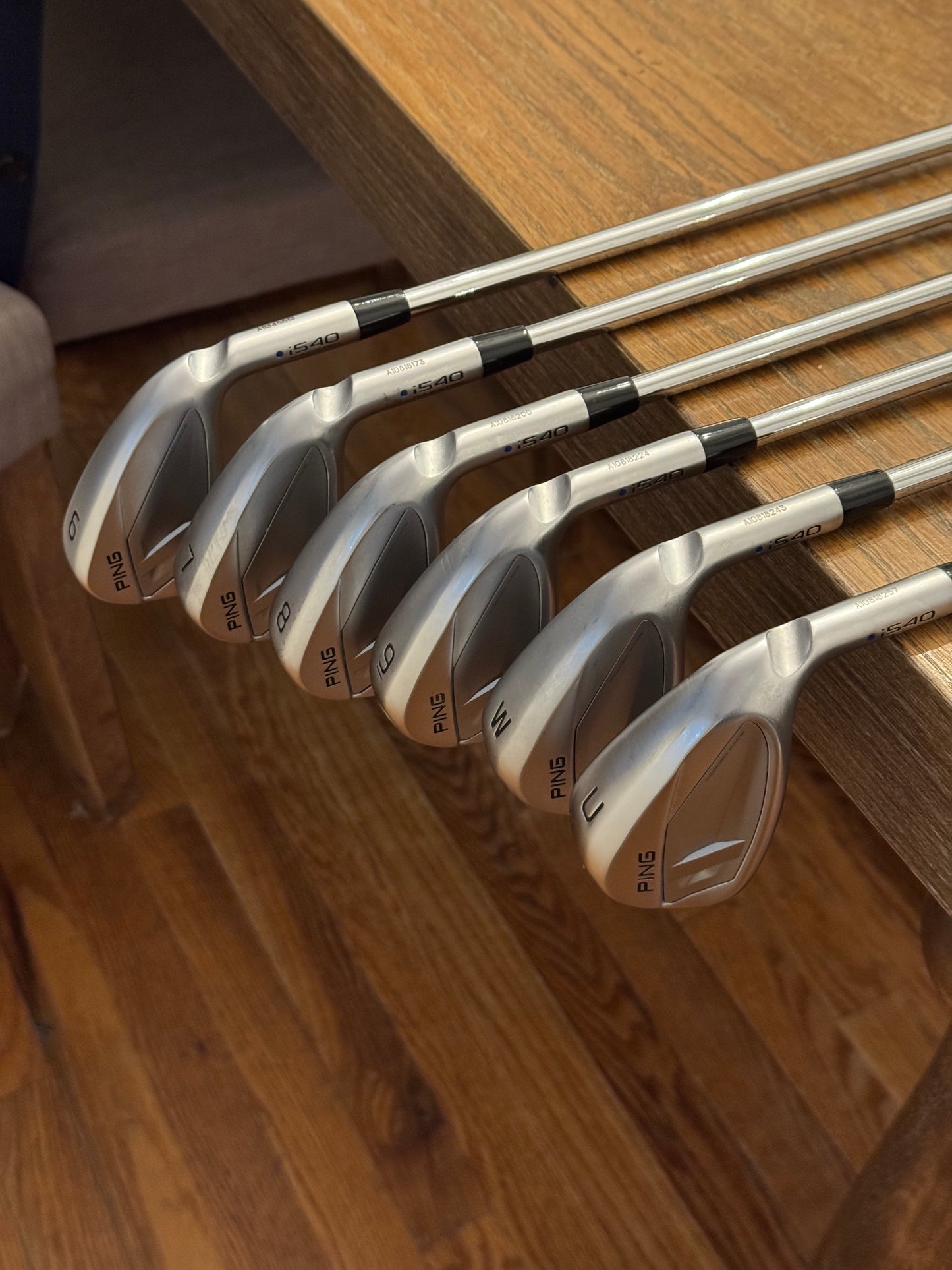 Ping i540 Iron Set +1/2” (6-UW) / AWT 3.0 R shafts (regular)