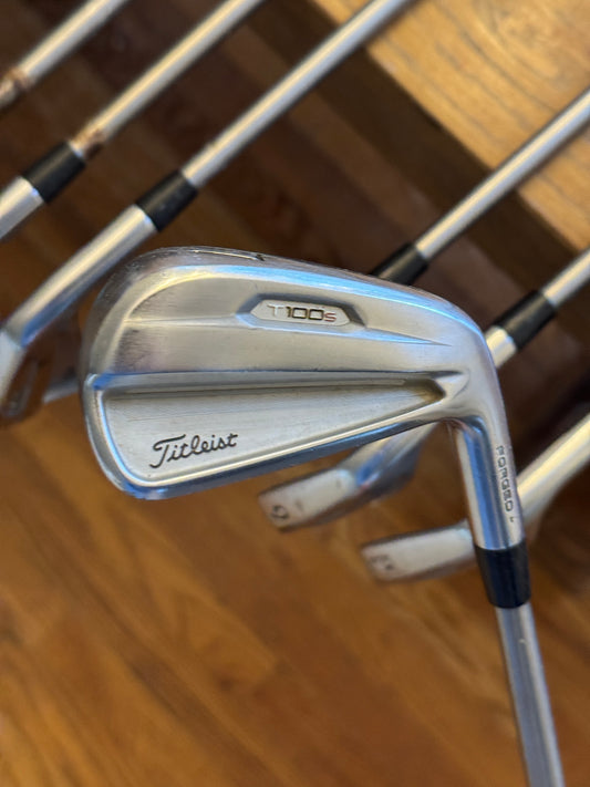 Titleist T100S Iron Set (4-PW) / ACCRA iSeries 125i shafts Xtra stiff