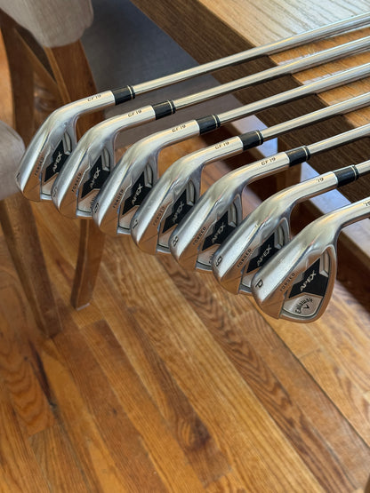 Callaway Apex 19 Iron Set (4-PW) / Project X Catalyst 80g 6.0 shafts (stiff)