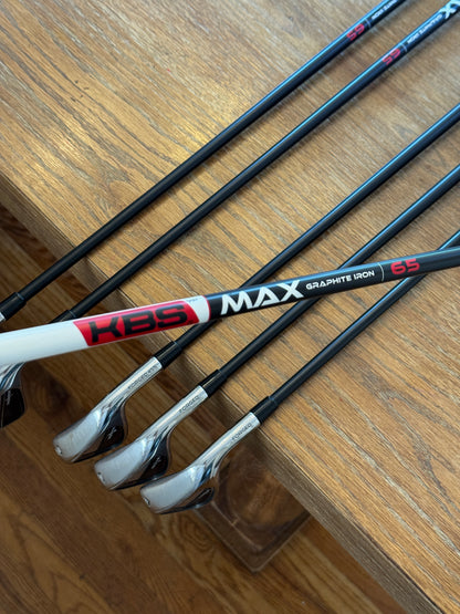 Callaway Paradym Iron Set +1/2” (6-AW) / KBS Max Graphite 65 R shafts (regular)