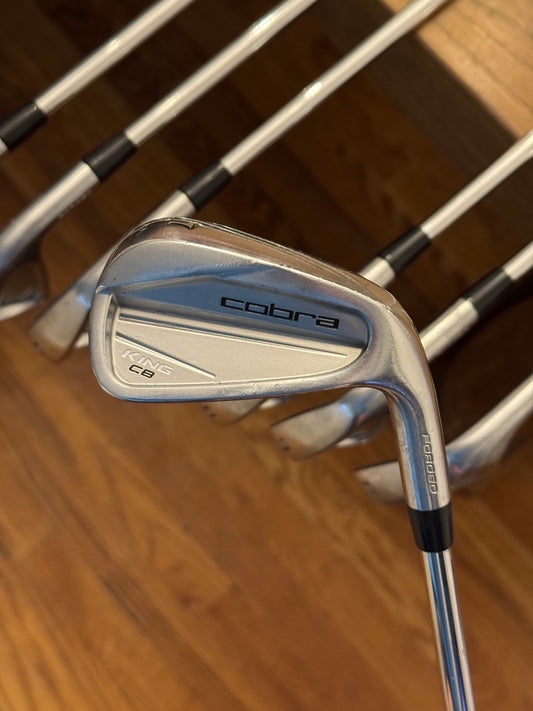 Cobra King CB ‘23 Iron Set (4-PW) / KBS TOUR 120S shafts (stiff)