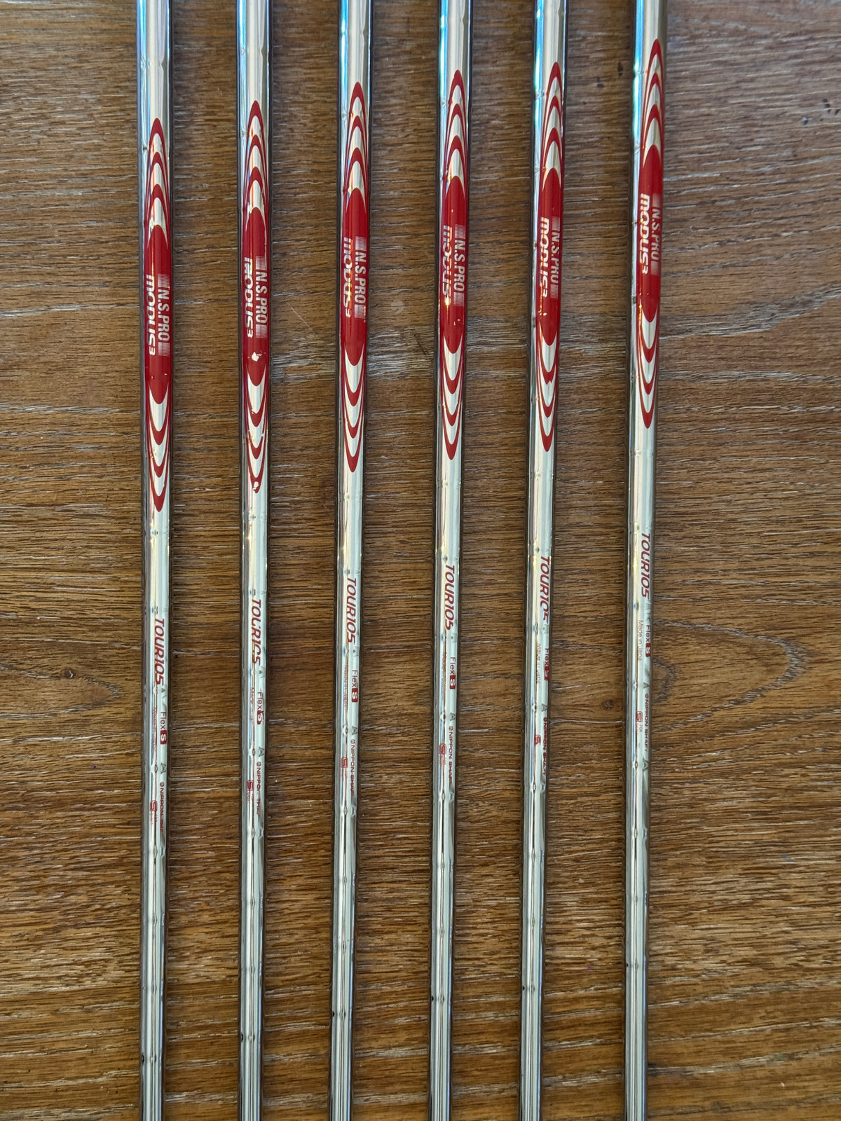 Titleist T200 ‘23 Iron Set +1/2” (4-9 iron) / N.S. Pro Modus3 Tour105 S shafts (stiff)