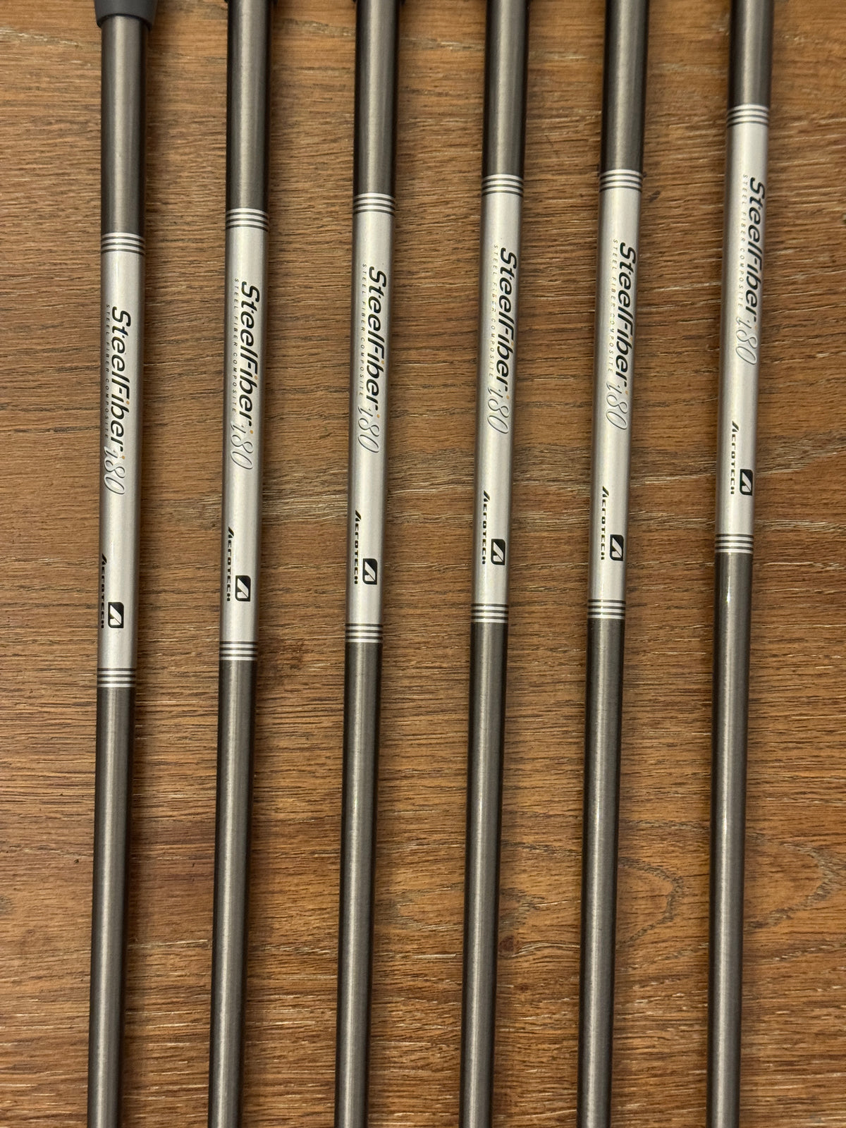 Mizuno Pro 245 Iron Set (5-PW) / Aerotech Steelfiber i80 shafts (regular)