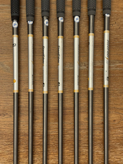 Titleist T200 ‘19 Iron Set (4-PW) / Steelfiber fc80 f3 shafts (regular)