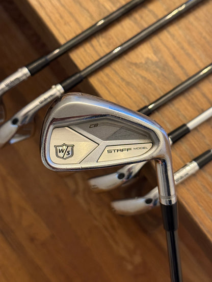 Wilson Staff CB Forged Iron Set (5-PW) / KBS $-Taper Lite 95 shafts (regular)