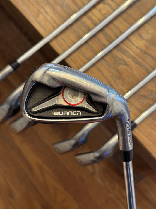 Taylormade Burner Iron Set (4-9 iron) L / Dynamic Gold Pro R300 shafts (regular)