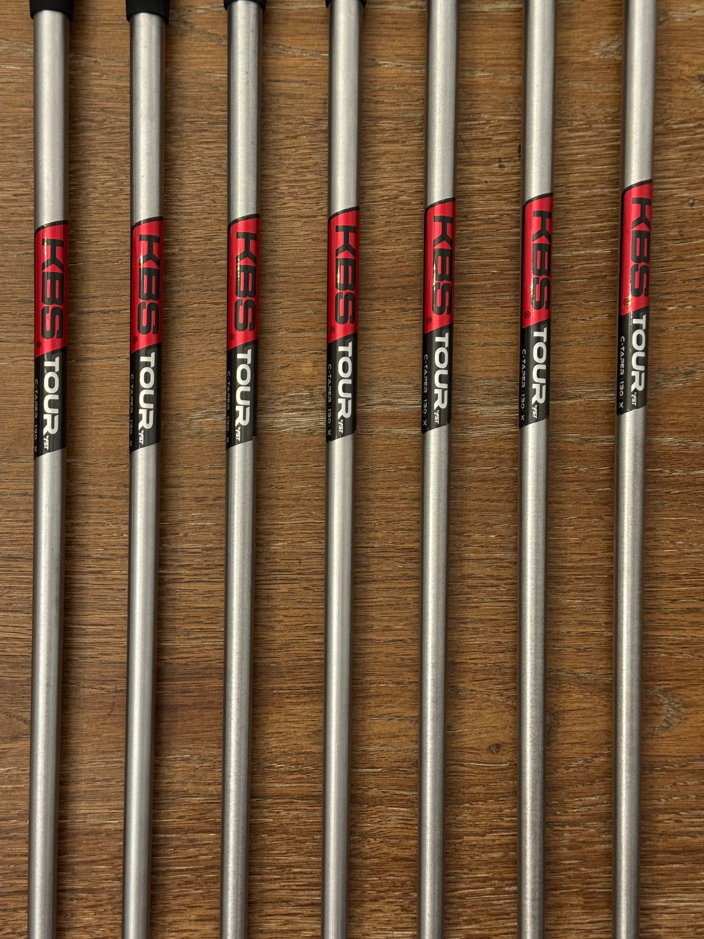 PXG 0211 XCor2 Black Iron Set (4-PW) / KBS Tour C-Taper 130X shafts Xtra Stiff