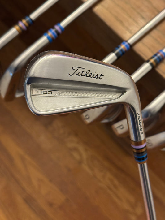 Titleist T100 ‘23 Iron Set (5-GW) / Project X LZ 6.5 125g shafts Xtra Stiff