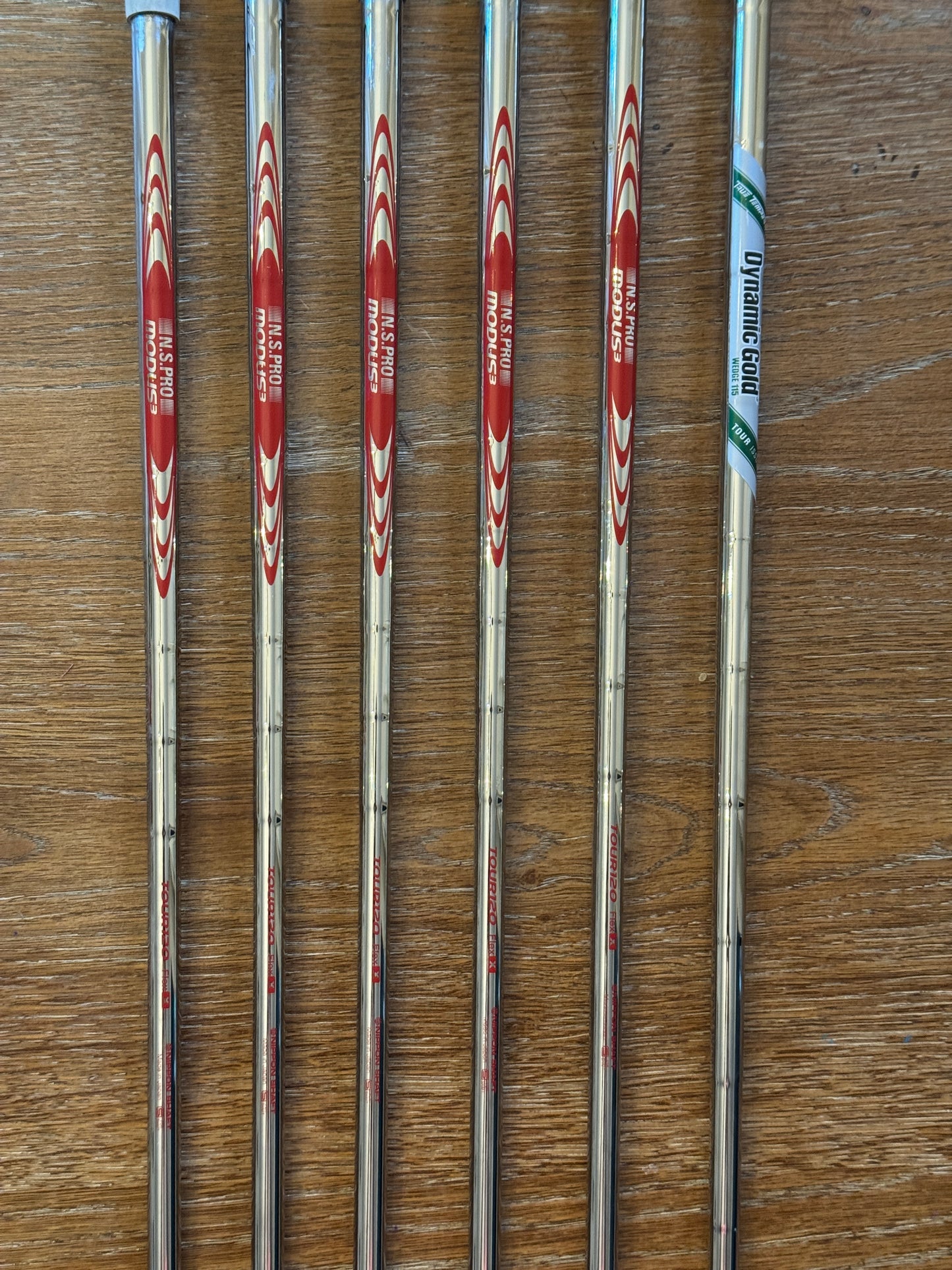 Taylormade P7CB ‘25 Forged Iron Set (5-PW) / N.S. Pro Modus3 Tour 120X shafts (xtra stiff)