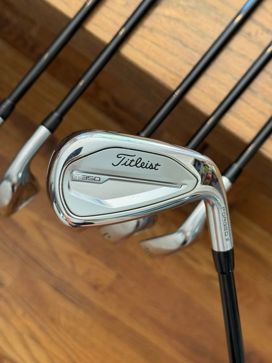 Titleist T350 ‘25 Iron Set +1/2” (6-GW) / Tensei AM(2) R shafts (regular)