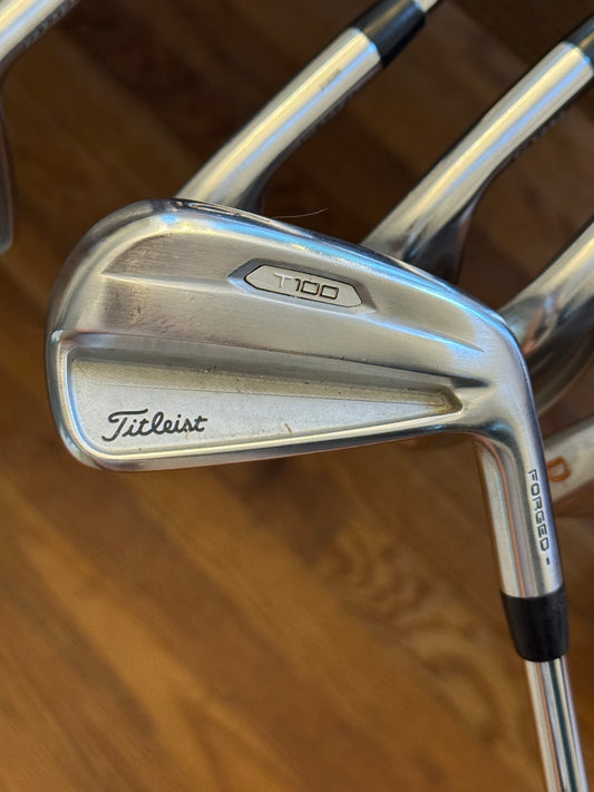 Titleist T100 Iron Set (4-PW) / Project X 6.0 shafts Stiff