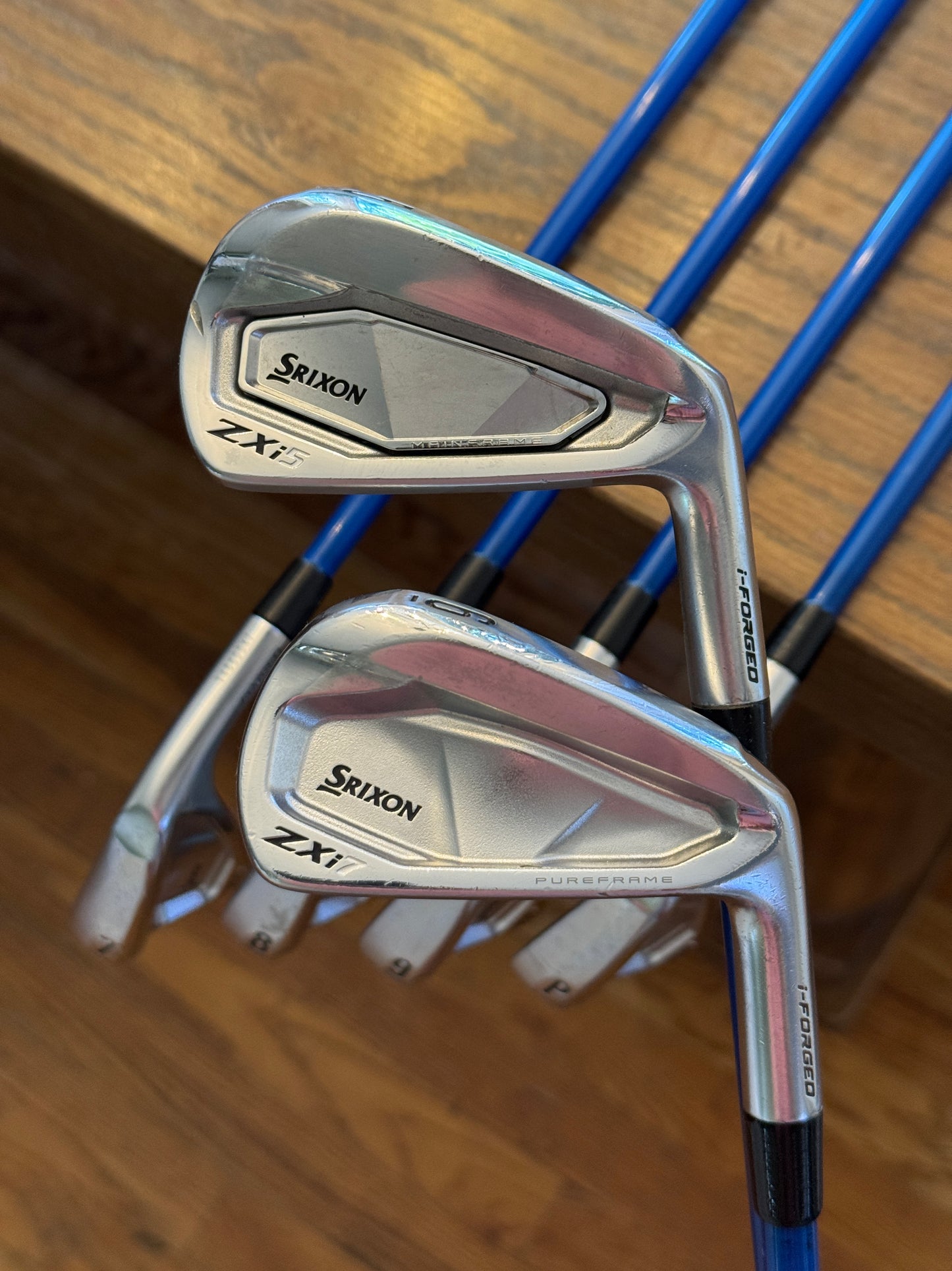 Srixon ZXi5/ZXi7 Forged '25 Combo Iron Set (5-PW) / Tour AD-75 S shafts (stiff)