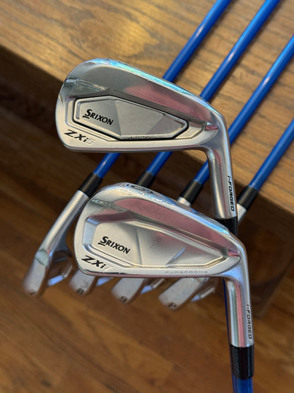 Srixon ZXi5/ZXi7 Forged '25 Combo Iron Set (5-PW) / Tour AD-75 S shafts (stiff)