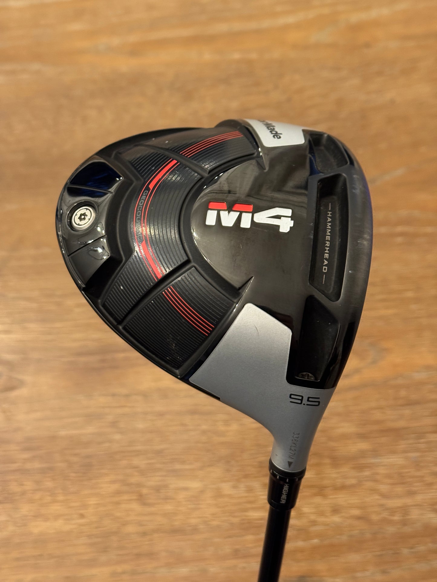 Taylormade M4 Driver (9.5°) / Fujikura ATMOS S shaft (stiff)