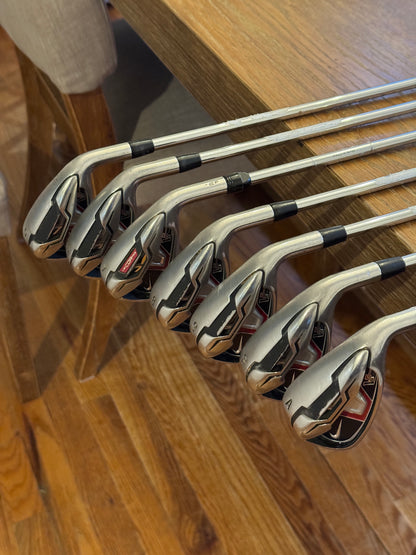 Nike VR-S NexCOR Iron Set (5-AW) / True Temper Uni-flex shafts (stiff)