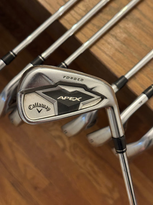Callaway Apex ‘21 Forged Iron Set (4-PW) / True Temper Elevate 95S shafts (stiff)
