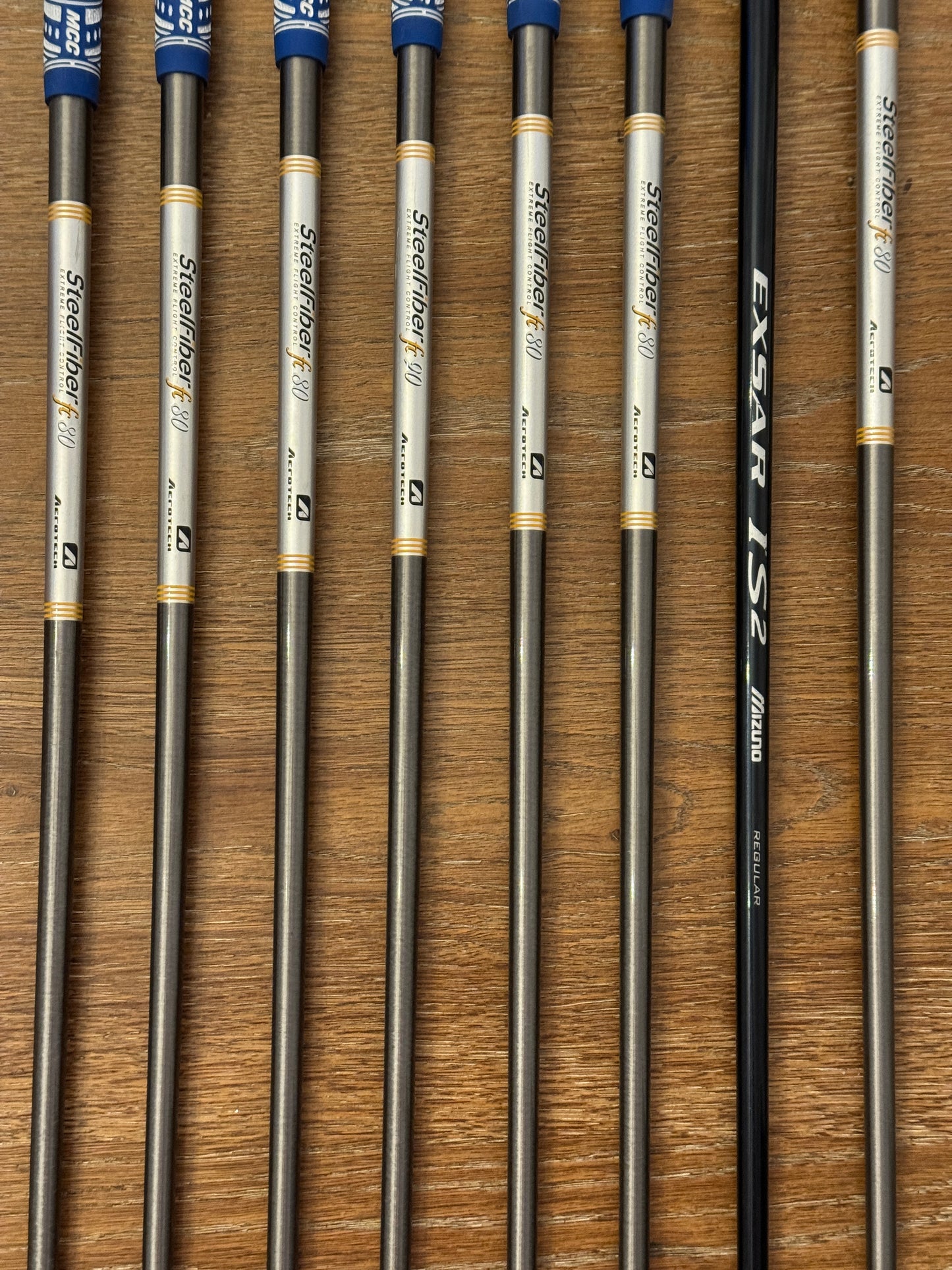 Mizuno MX-900 Iron Set (3-PW) / Steelfiber fc90 f3 shafts (regular)