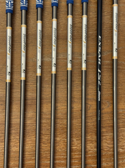 Mizuno MX-900 Iron Set (3-PW) / Steelfiber fc90 f3 shafts (regular)
