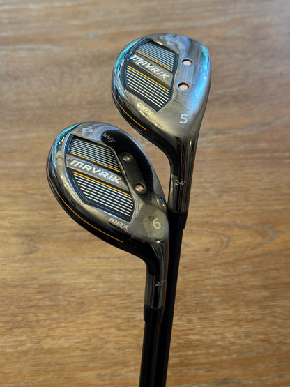 Callaway Mavrik 5-6 Hybrid Set / UST Mamiya Helium 40 LLI shafts (Ladies)