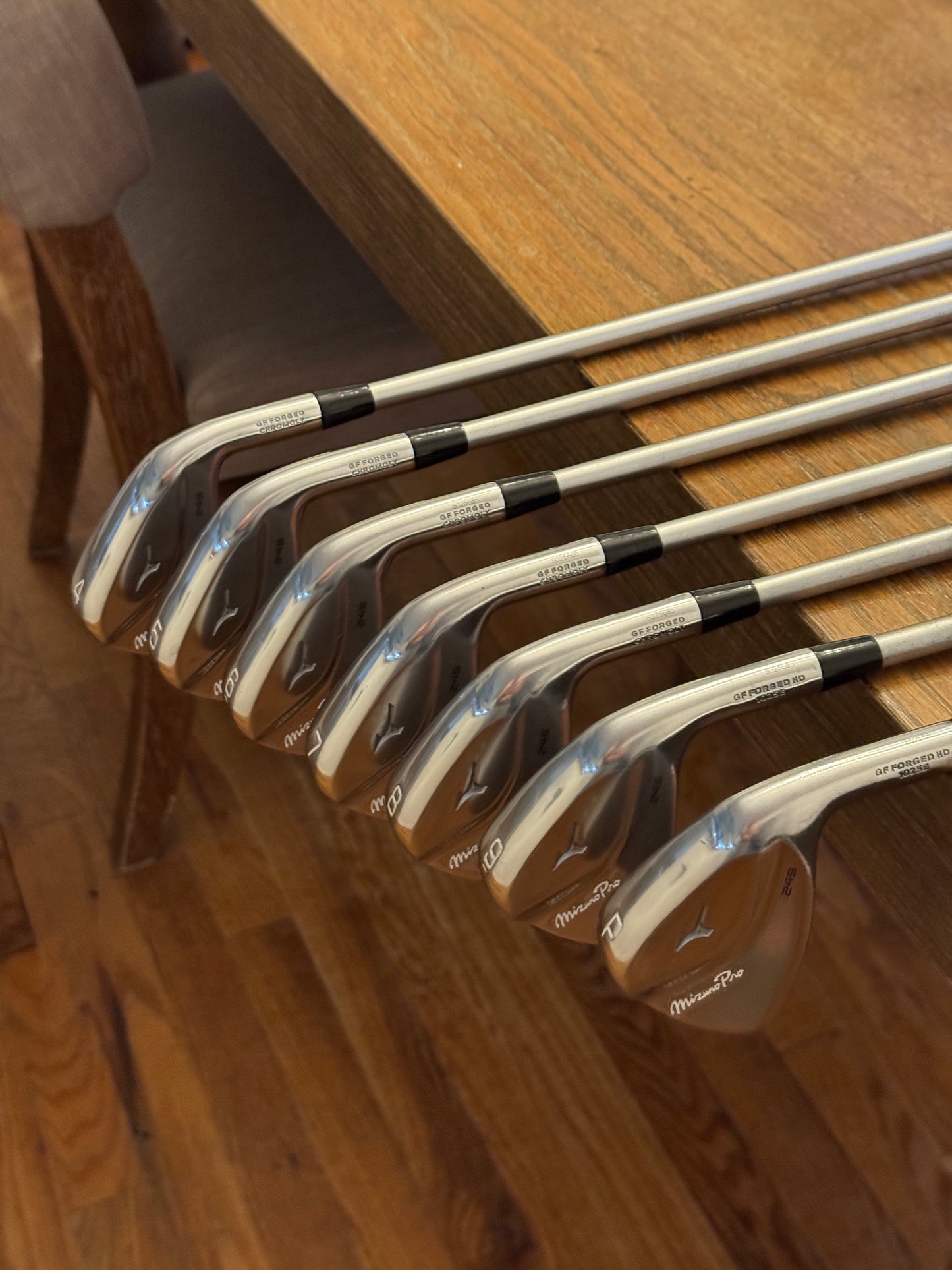 *MINT* Mizuno Pro 245 Iron Set +1/2” (4-PW) / KBS Tour C-Taper Lite 110 S shafts (stiff)
