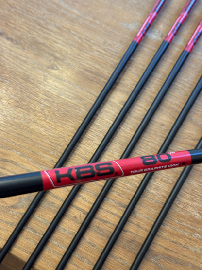 Sub70 699/659 CB Raw Combo Iron Set +3/4” (5-PW) / KBS TGI 80 S shafts (stiff)