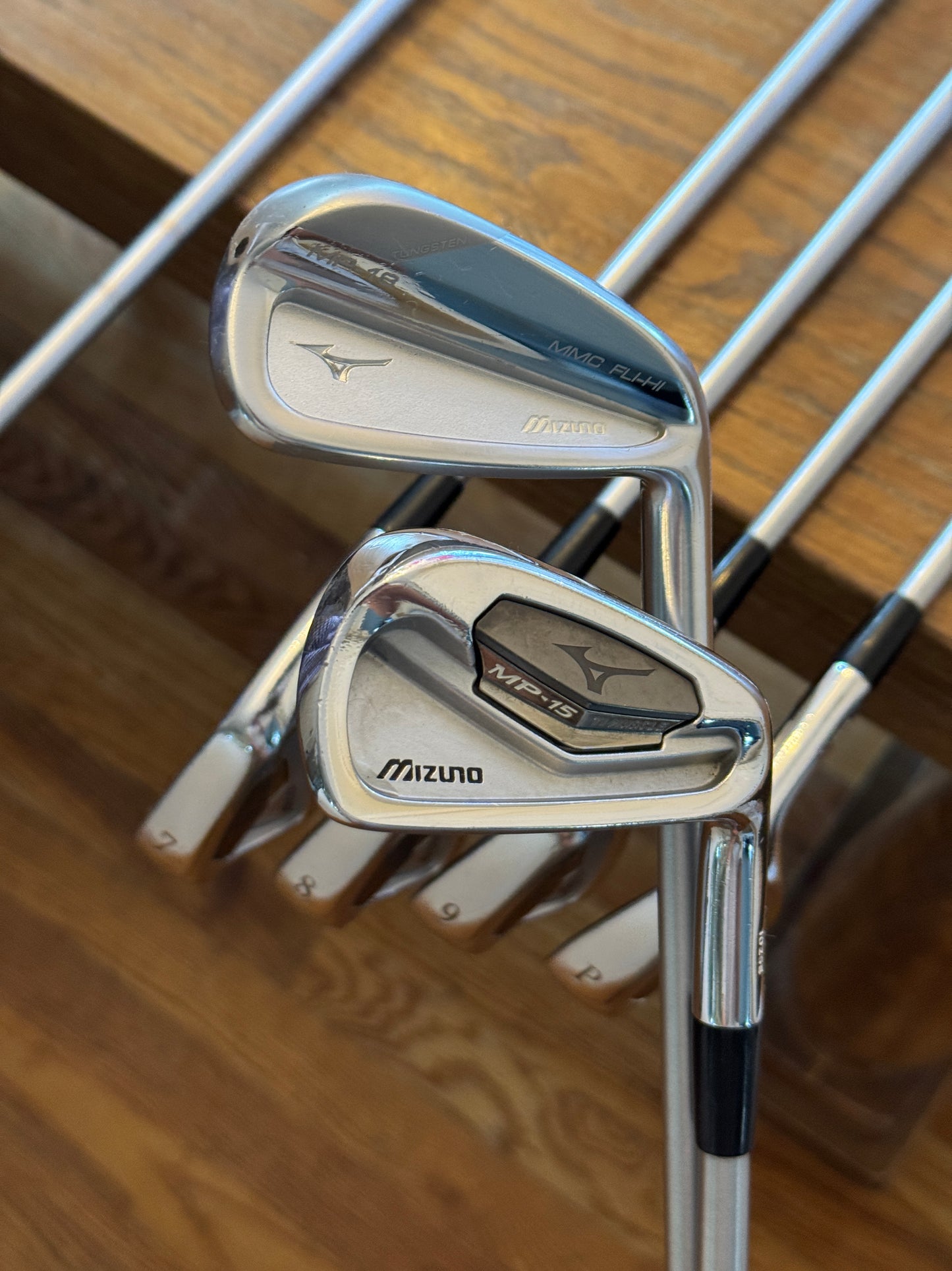 Mizuno MP-15 / MP-18 Forged Iron Set (4-PW) / KBS C-Taper 120 S shafts (stiff)