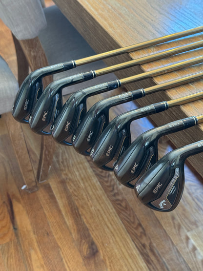 Callaway Epic Forged Star E19* Iron Set (5-AW) / ATTAS Speed 50 A shafts (senior)