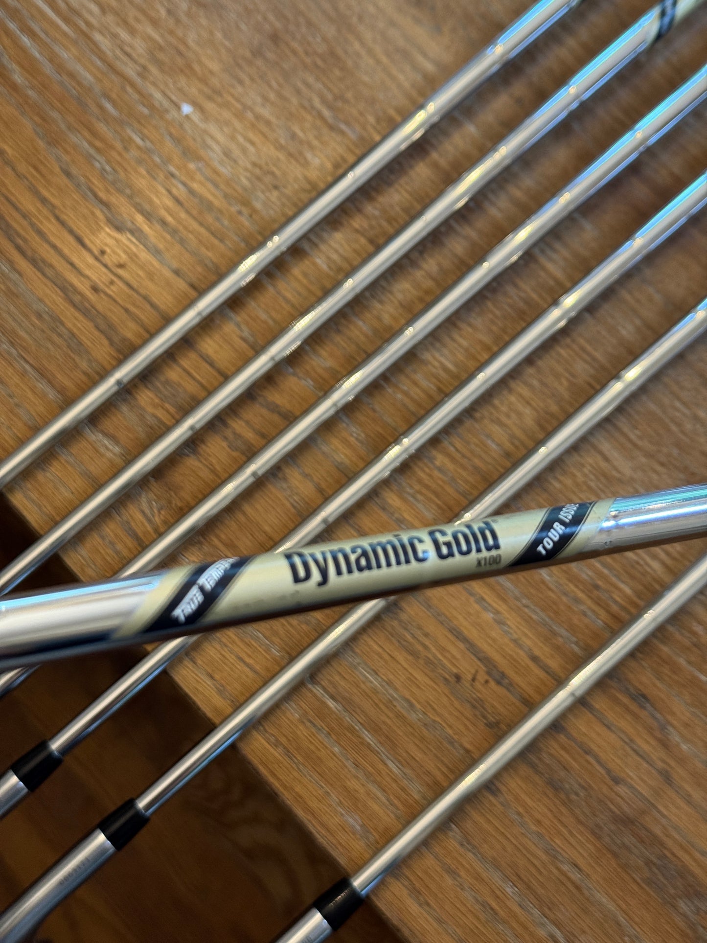 Titleist T100S / 620 MB Combo Iron Set (4-PW) / Dynamic Gold X100 shafts (xtra stiff)
