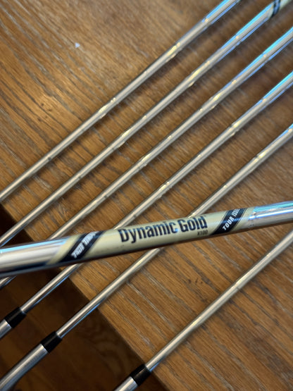 Titleist T100S / 620 MB Combo Iron Set (4-PW) / Dynamic Gold X100 shafts (xtra stiff)