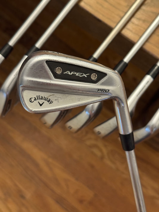 Callaway Apex Pro ‘24 Iron Set (4-PW) / KBS TOUR C-Taper Lite 110S shafts (stiff)