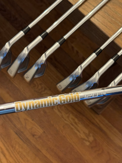 Ping i210 Iron Set (5-UW) / Dynamic Gold X100 shafts (xtra stiff)