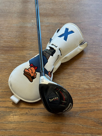 Taylormade M4 5-hybrid (25°) / Fujikura ATMOS 6R shaft (regular)