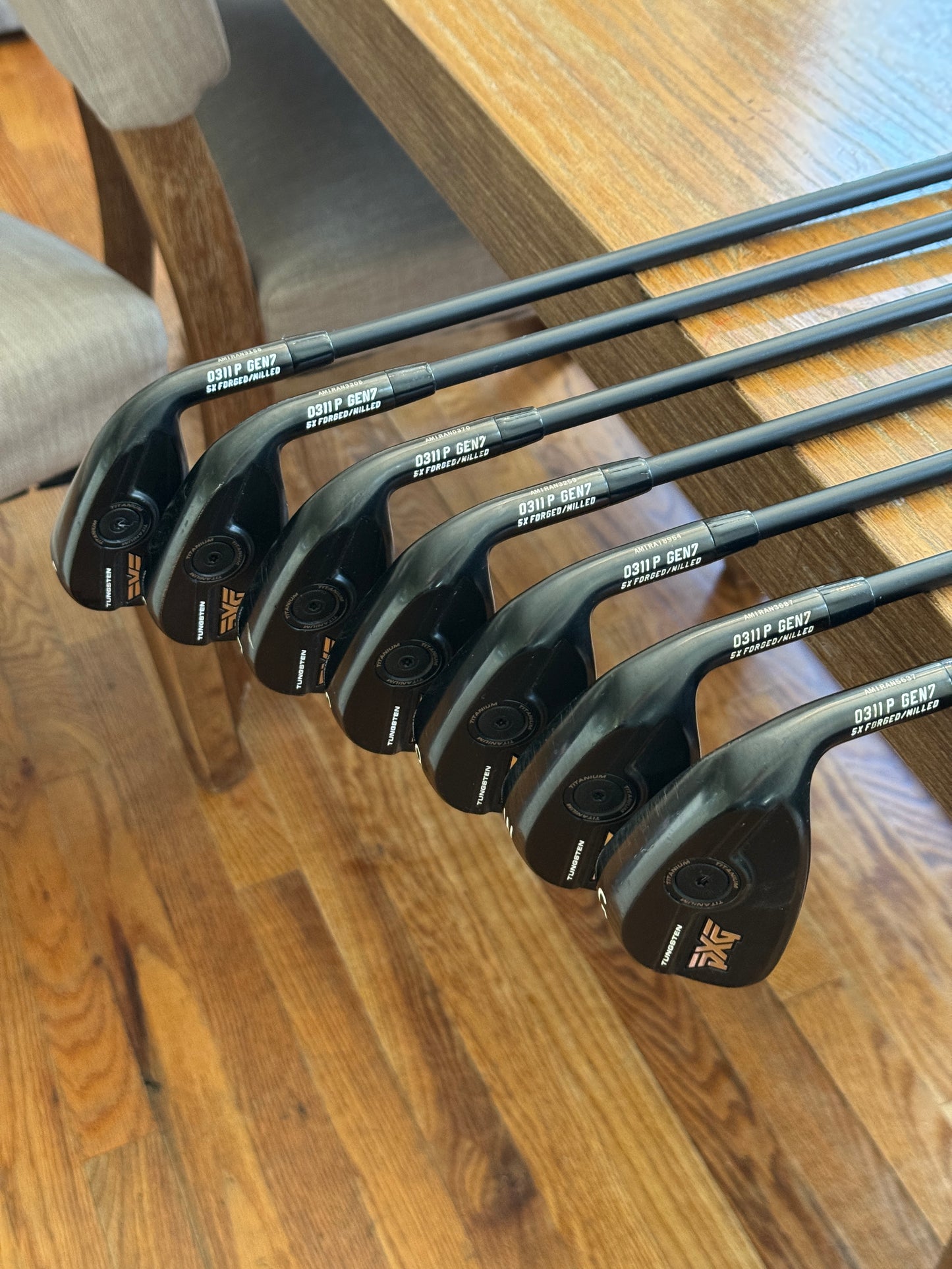 PXG 0311P GEN7 Iron Set (5-GW) / KBS TGI 80 shafts (stiff)