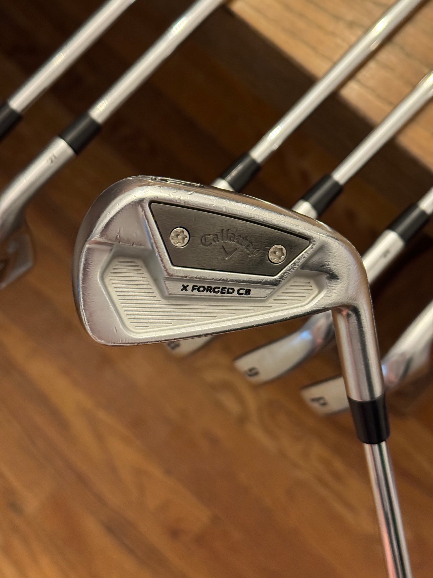 Callaway X-Forged CB ‘21 Iron Set (4-PW) / KBS $-Taper 120 shafts (stiff)