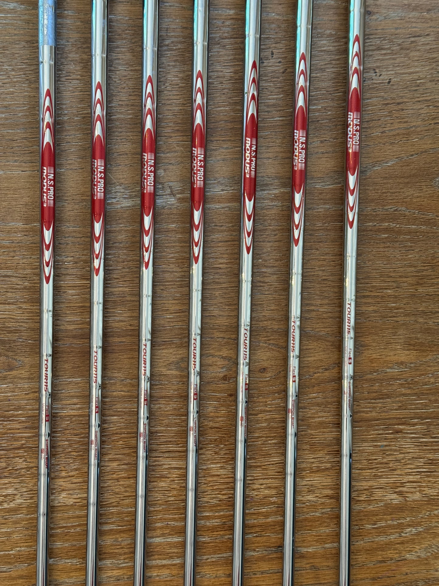 Mizuno Pro 223 Iron Set +1/2” (5-GW) / N.S. Pro Modus3 Tour115 S shafts (stiff)