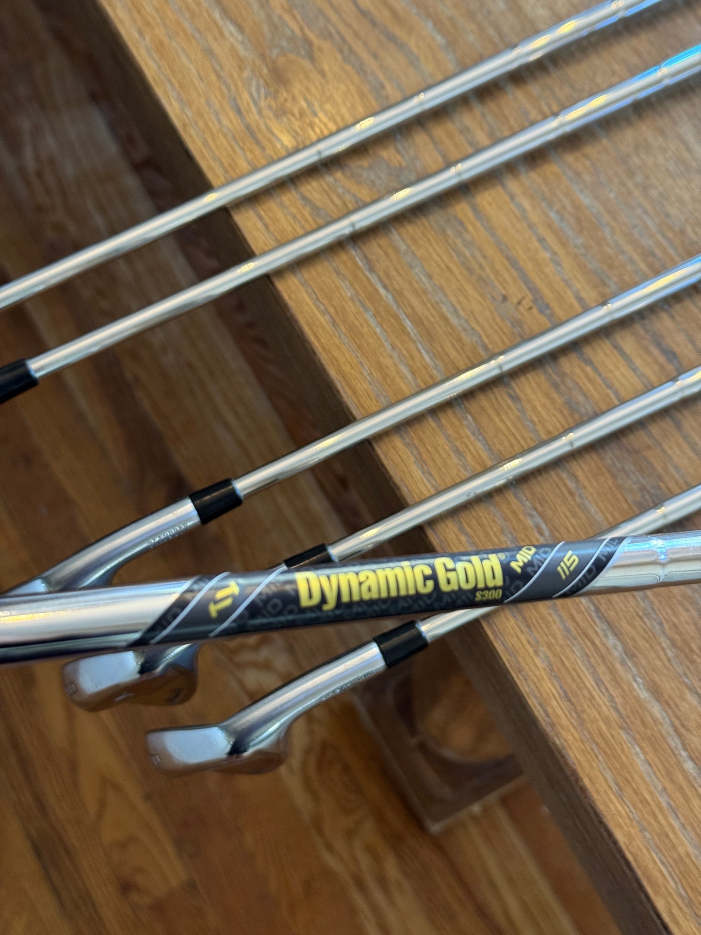 Mizuno Pro 225 Iron Set (5-PW) / Dynamic Gold MID S300 shafts (stiff)